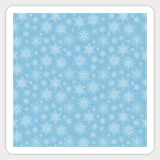 Snow Fall - Light Blue Monochrome  - Cozy Winter Collection Sticker